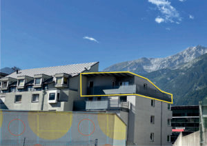 Zentrale, moderne 2 Zimmer Dachgeschoßwohnung mit Terrasse ! - Aussenansicht