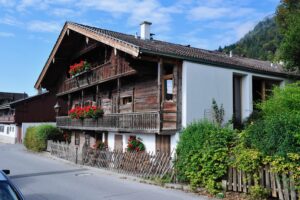 Ansicht auf das Bauernhaus