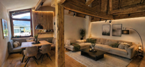 Wohn-Essbereich - große Wohnung KI generiert